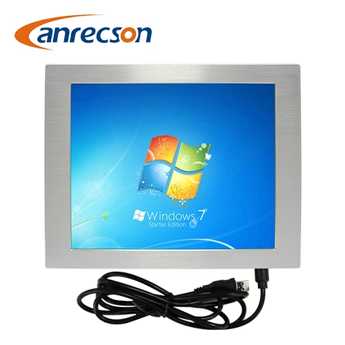 10.4 '' IP65 फ्रंट प्रतिरोधक टच मॉनिटर